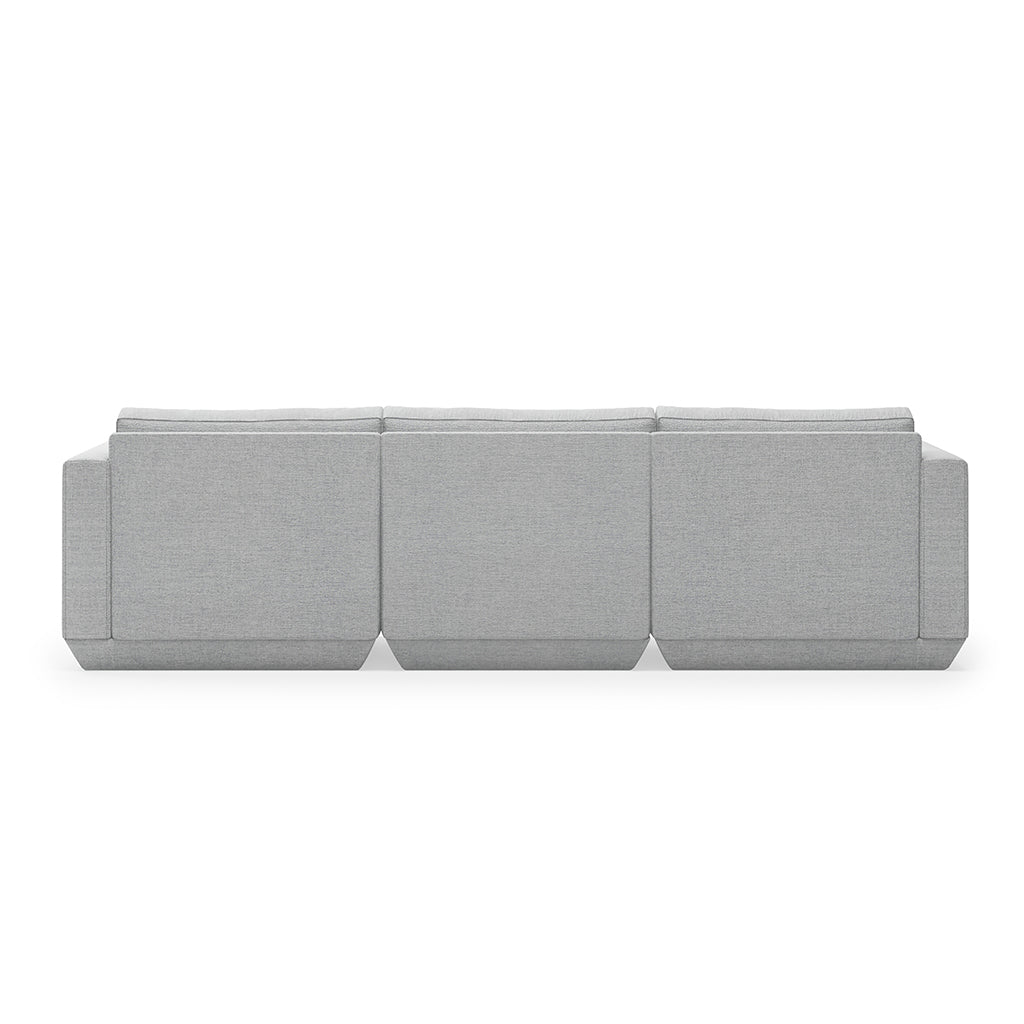 Gus* Modern Podium Three Piece 102" Sofa 8 - d - FURNITURE - modular - podium Gus