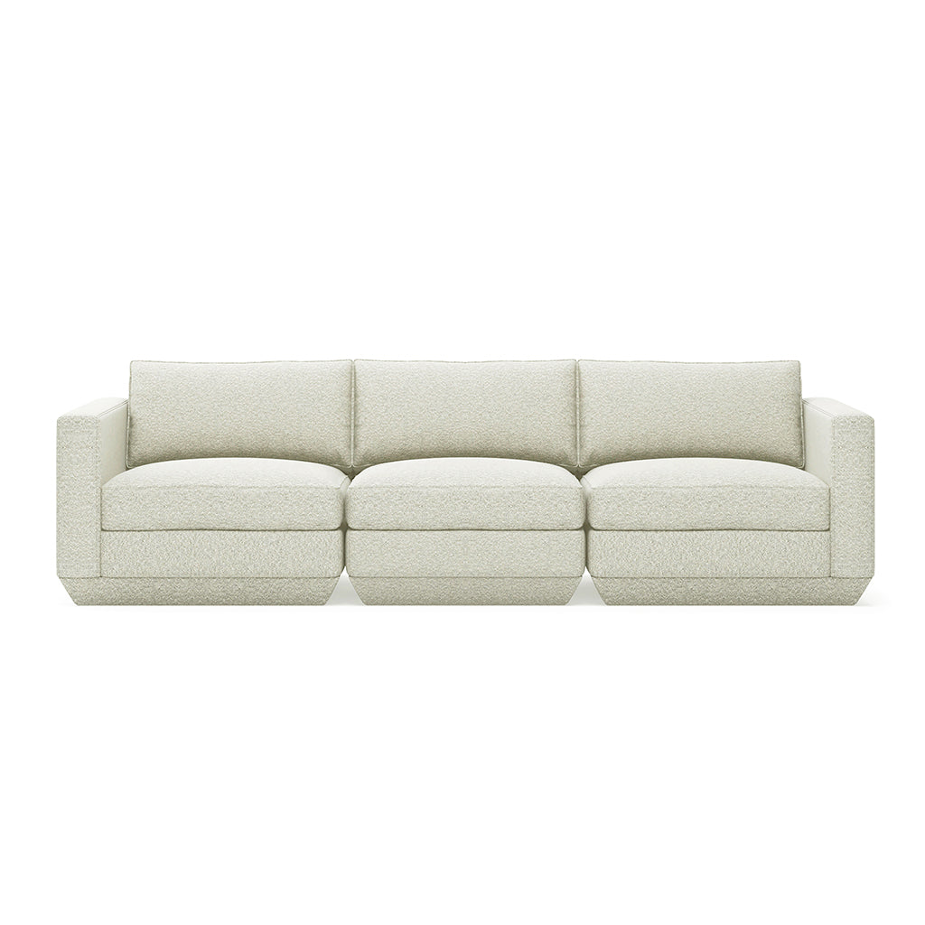 Gus* Modern Podium Three Piece 102" Sofa 8 - d - FURNITURE - modular - podium Gus Copenhagen Fossil