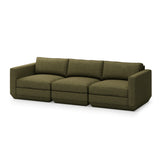 Gus* Modern Podium Three Piece 102" Sofa 8 - d - FURNITURE - modular - podium Gus