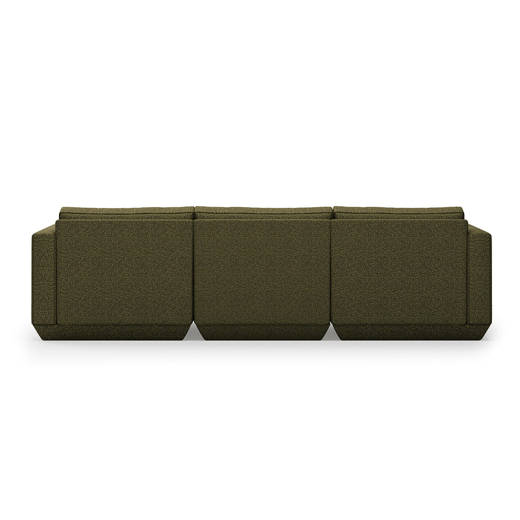 Gus* Modern Podium Three Piece 102" Sofa 8 - d - FURNITURE - modular - podium Gus