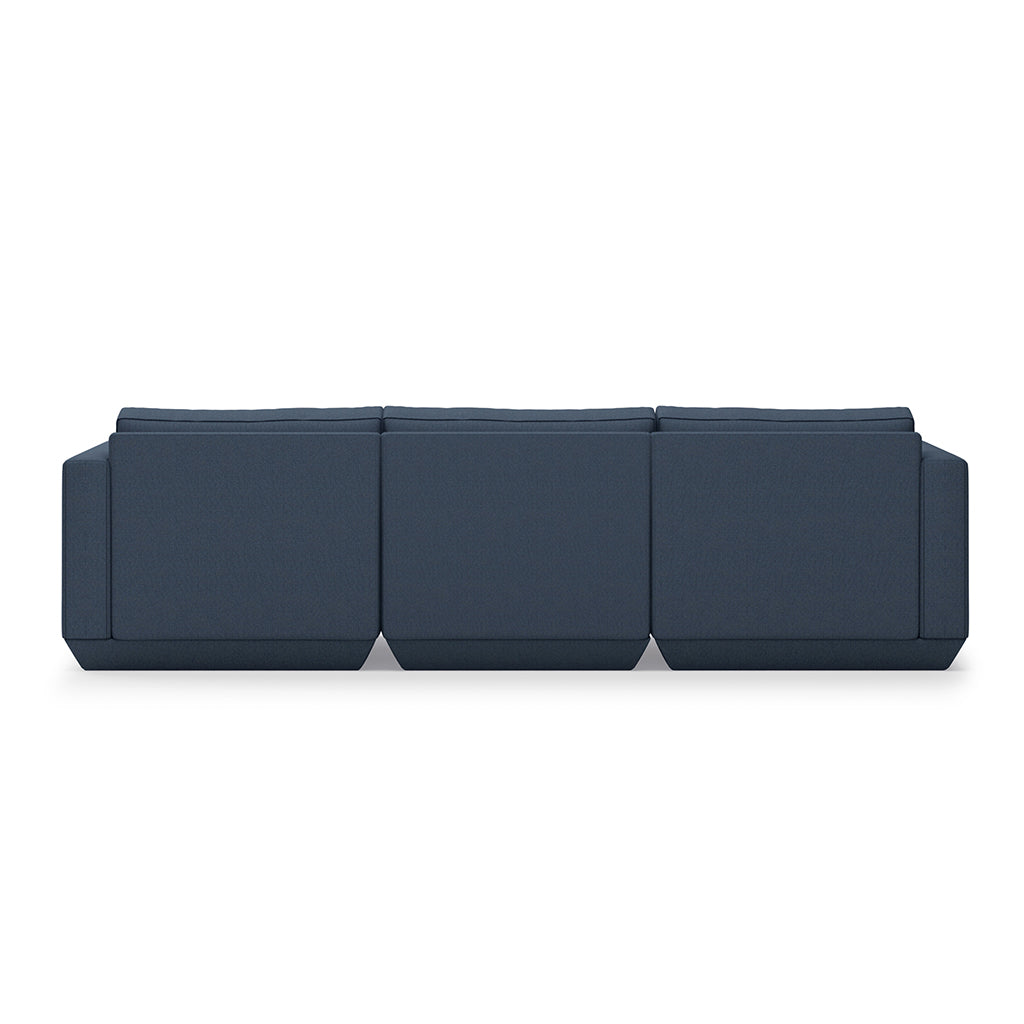 Gus* Modern Podium Three Piece 102" Sofa 8 - d - FURNITURE - modular - podium Gus