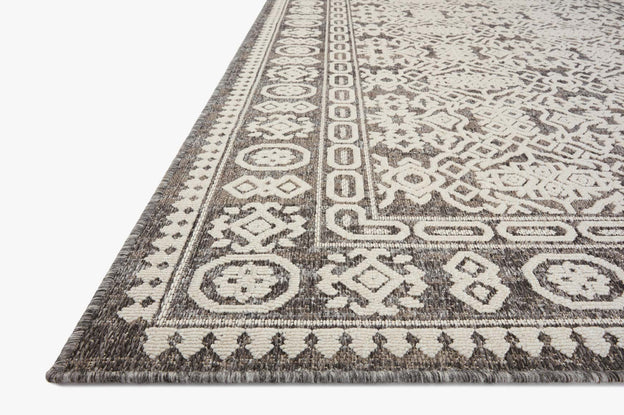 OVERSTOCK RUG - Loloi Rainier Pebble / Ivory Outdoor Rug - 5'3" x 7'7" IN STORE - Sale Rugs Loloi
