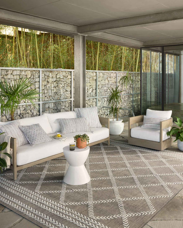 Loloi Rainier Natural / Ivory Outdoor Rug 5-Rugs - indoor/outdoor Loloi
