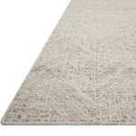 Loloi Raven Silver / Ivory Rug 0-RUGS - wool Loloi