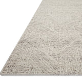 Loloi Raven Silver / Ivory Rug 0-RUGS - wool Loloi