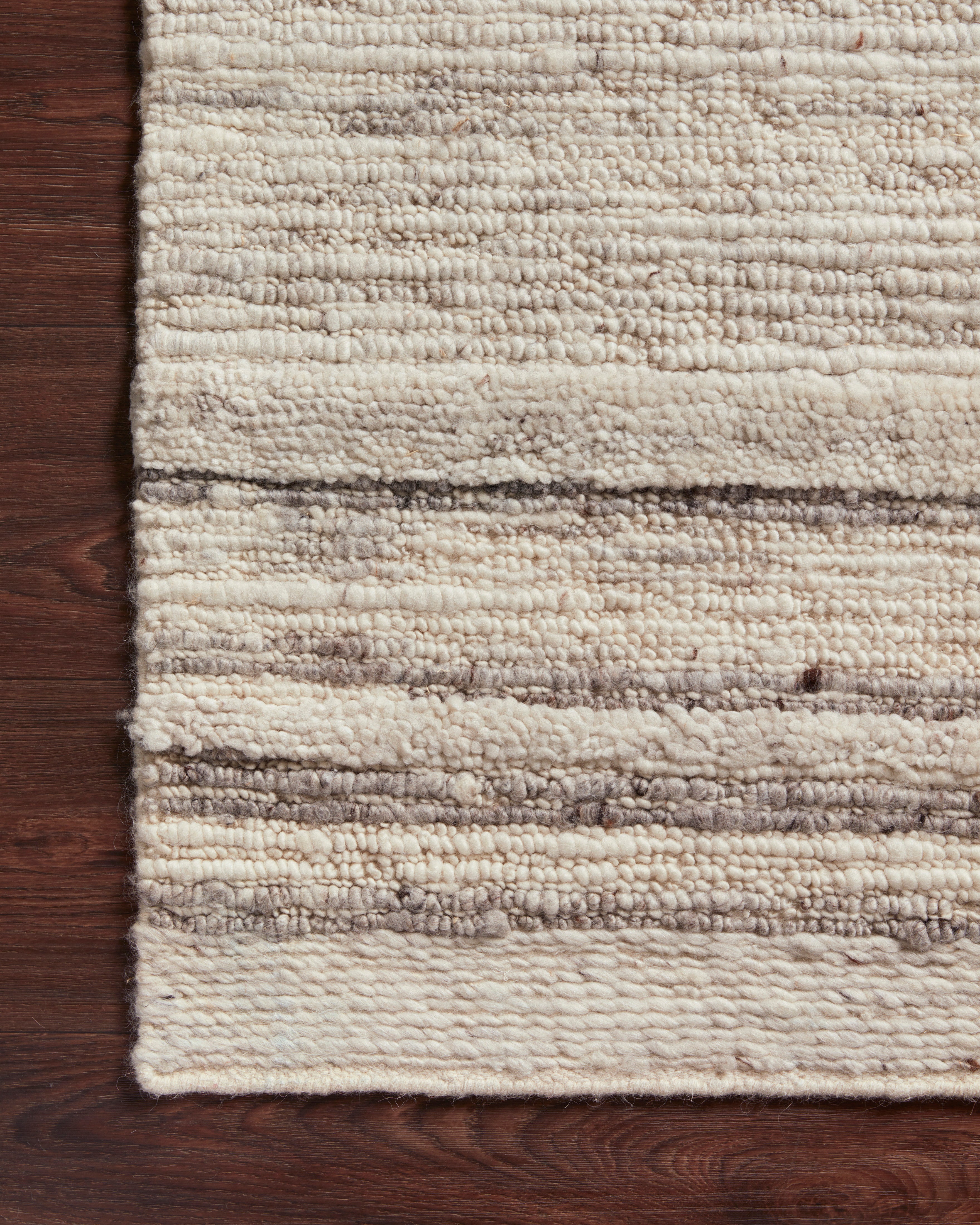 Loloi Rayan Natural / Grey 2-RUGS - patterned Rug & Weave