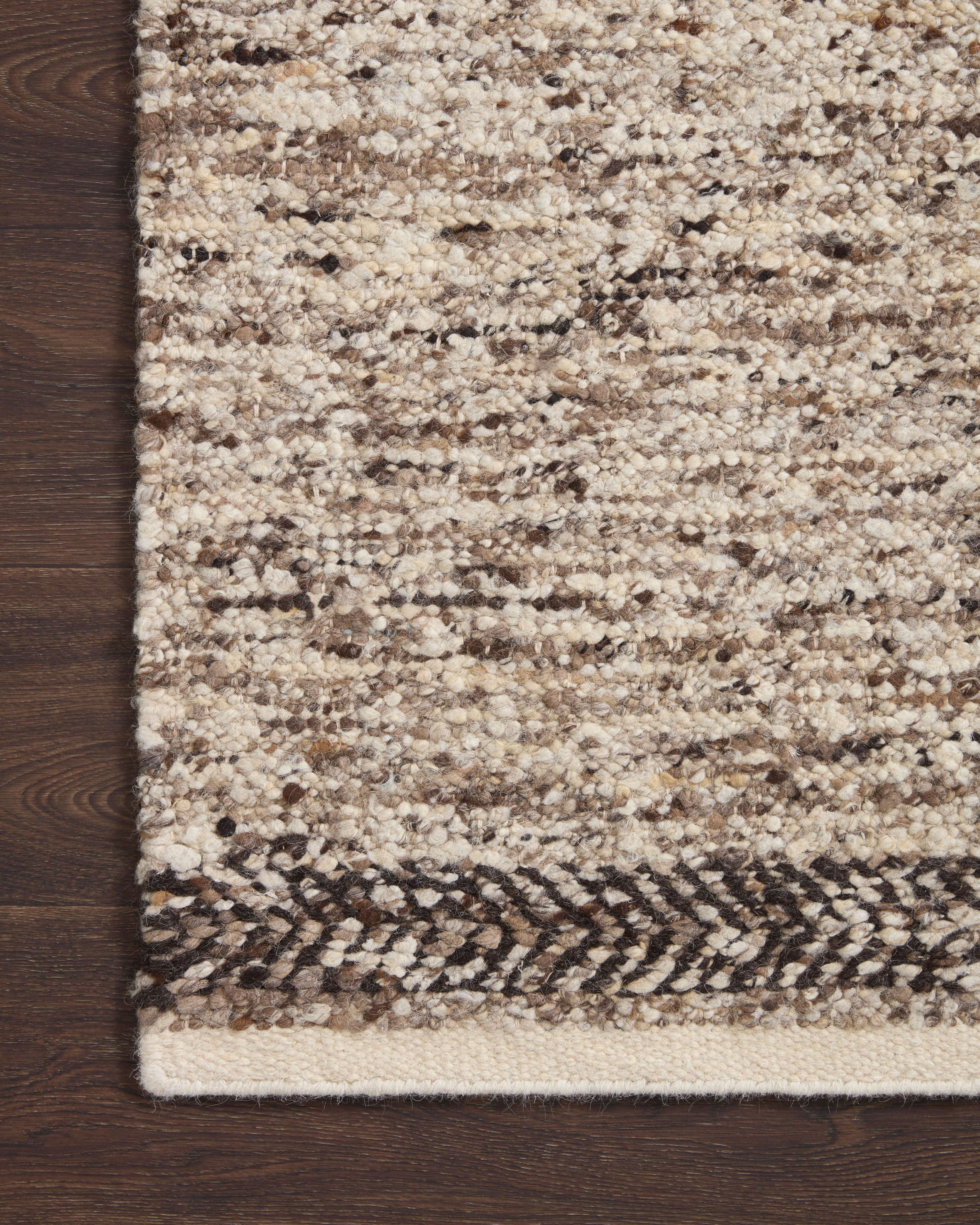 Reyla Granite / Mocha Rug RUGS - wool Loloi