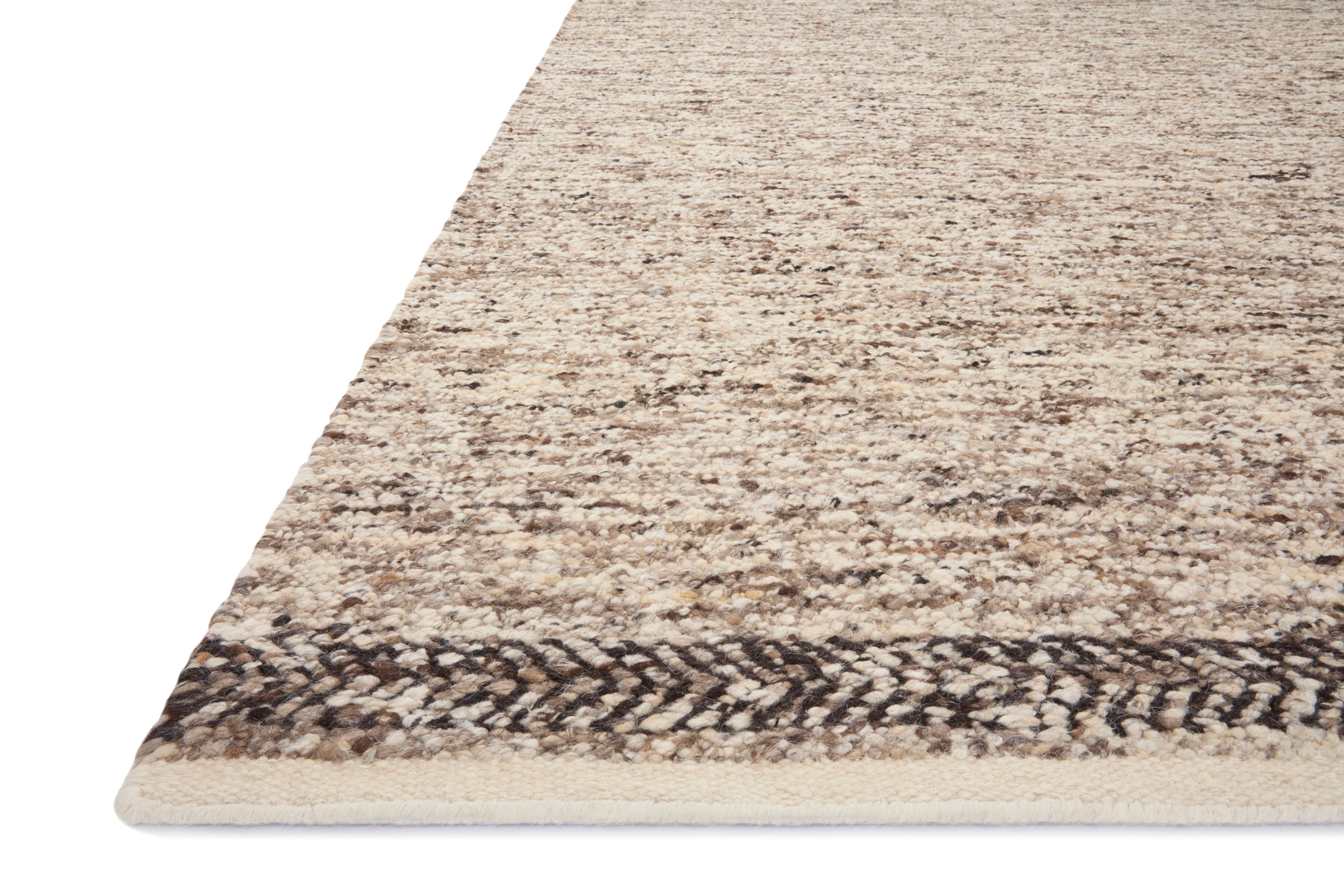 Reyla Granite / Mocha Rug RUGS - wool Loloi