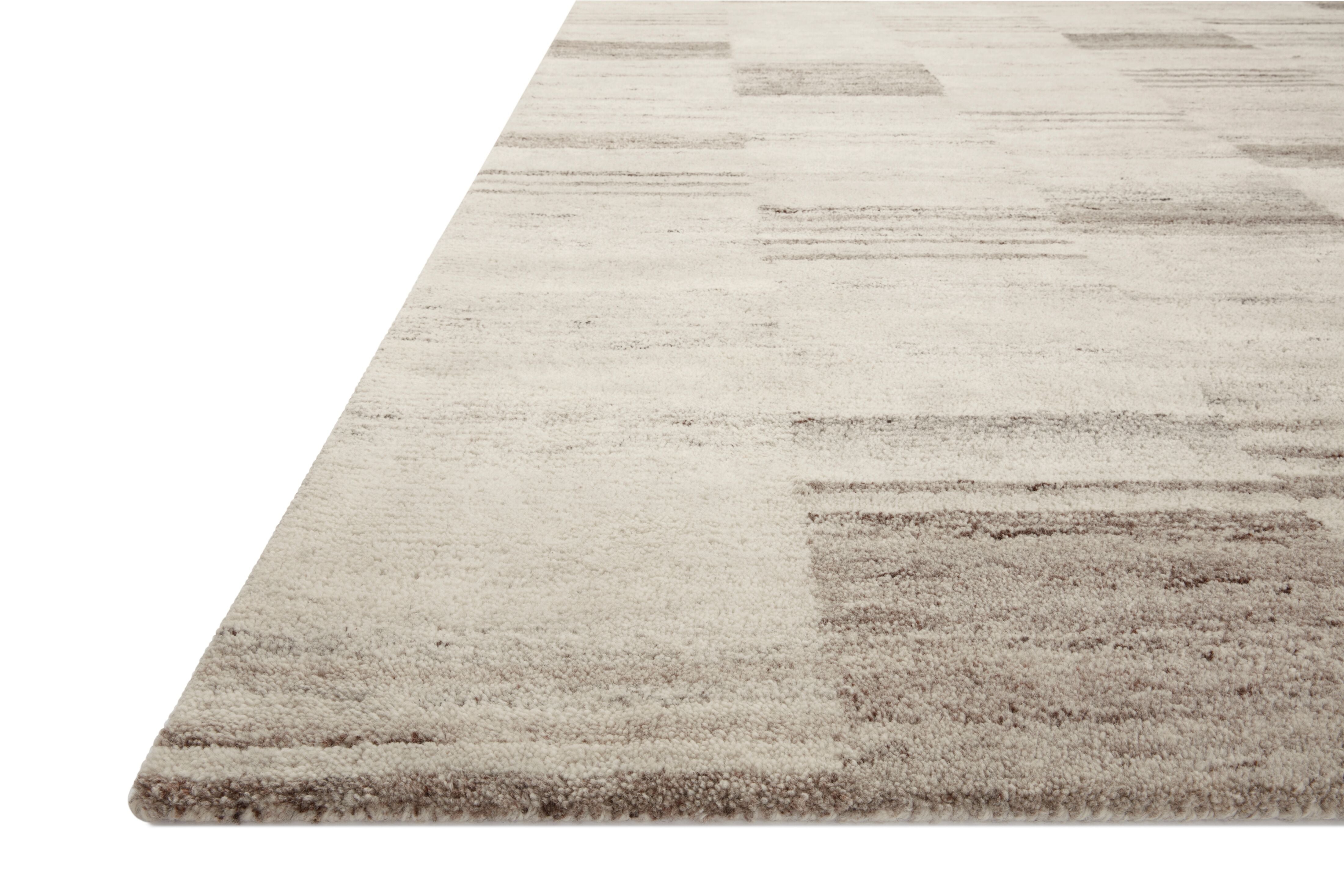 Amber Lewis x Loloi Rocky Ivory / Dove Rug 1-natural fibre rugs Loloi