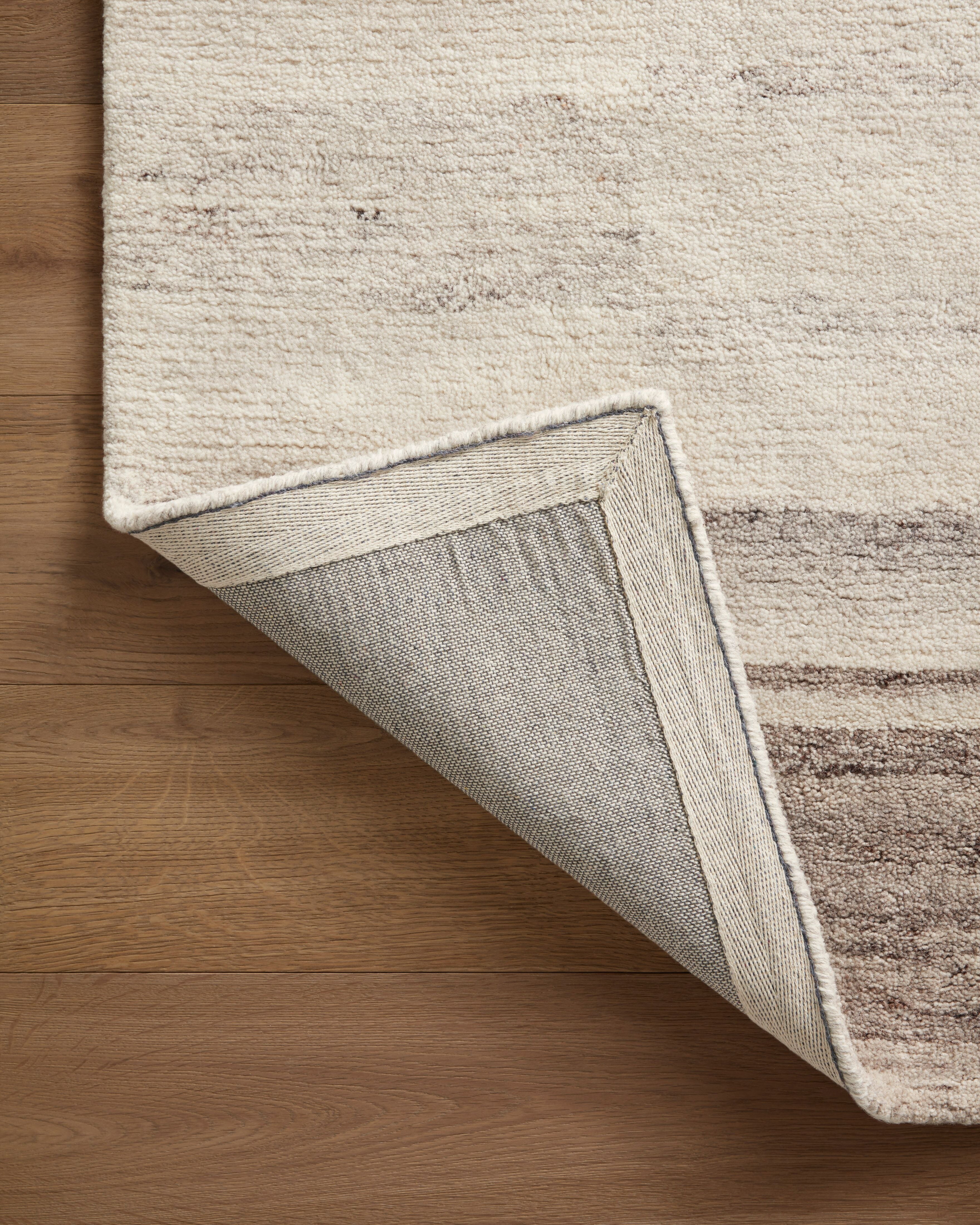 Amber Lewis x Loloi Rocky Ivory / Dove Rug 1-natural fibre rugs Loloi
