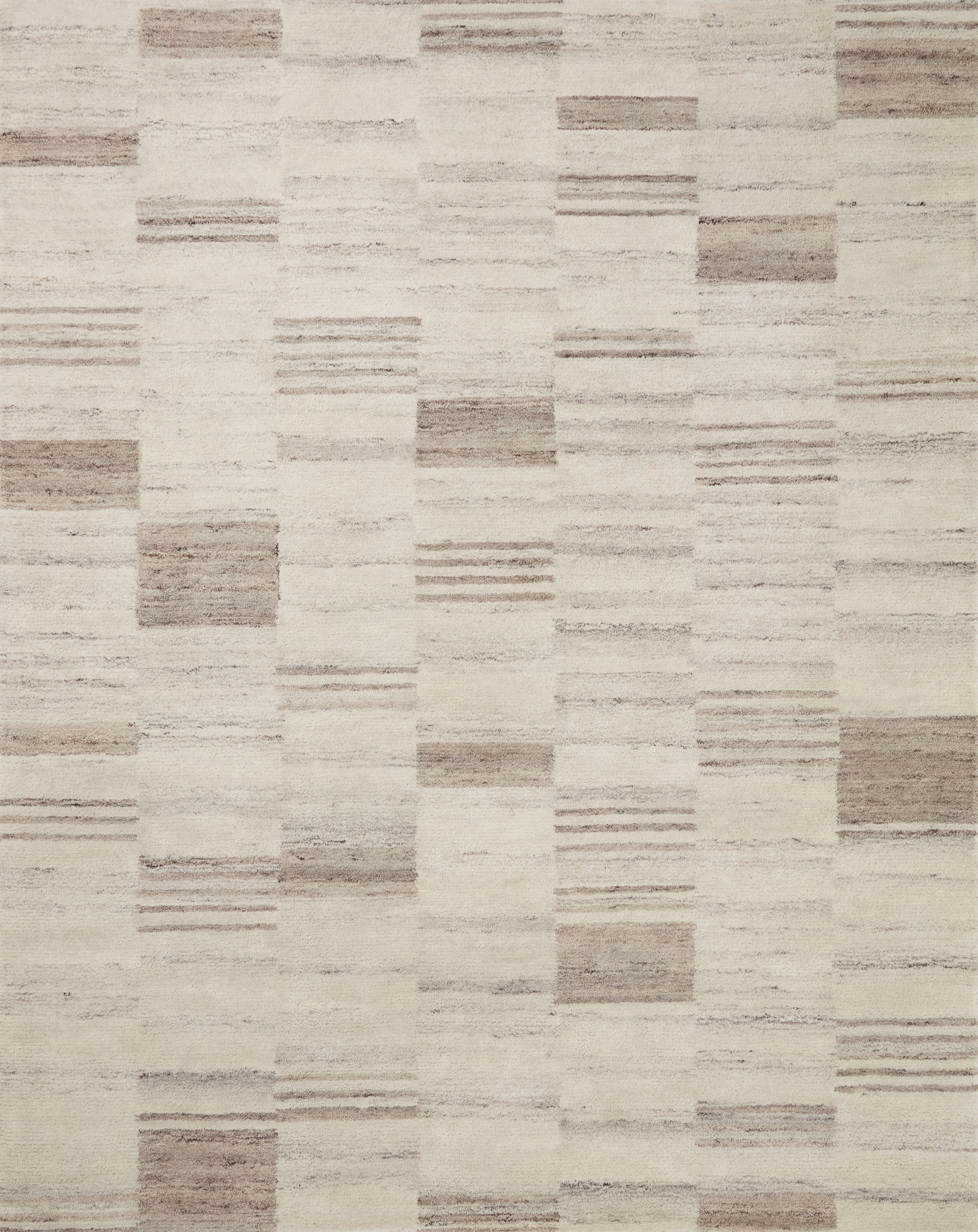 Amber Lewis x Loloi Rocky Ivory / Dove Rug 1-natural fibre rugs Loloi