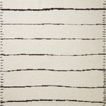 Loloi Roman Ivory / Black Rug RUGS - wool Loloi