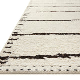 Loloi Roman Ivory / Black Rug RUGS - wool Loloi