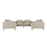 Gus* Modern Renfrew U-Shaped Sectional - Rug & Weave