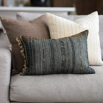 Terracotta Thai Woven Stripes Pillow Cover - Rug & Weave