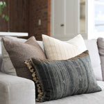 Terracotta Thai Woven Stripes Pillow Cover - Rug & Weave