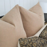Latte Linen Pillow Cover 1 - PILLOWS - linen - neutral Rug & Weave Pillows