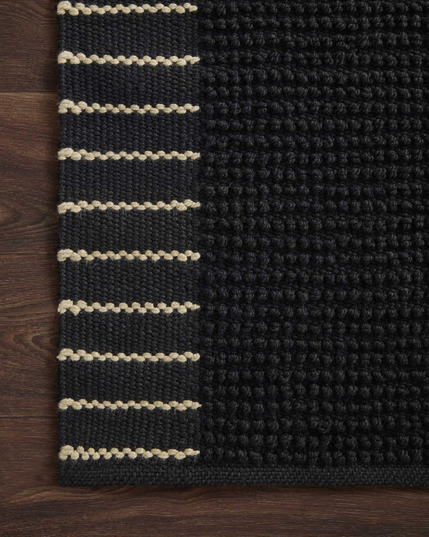 Loloi Sadie Black Indoor/Outdoor Rug 5-Rugs - indoor/outdoor Loloi