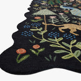 Rifle Paper Co. x Loloi Silhouette Black Rug