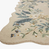 Rifle Paper Co. x Loloi Silhouette Blue Rug 0-RUGS - wool Loloi