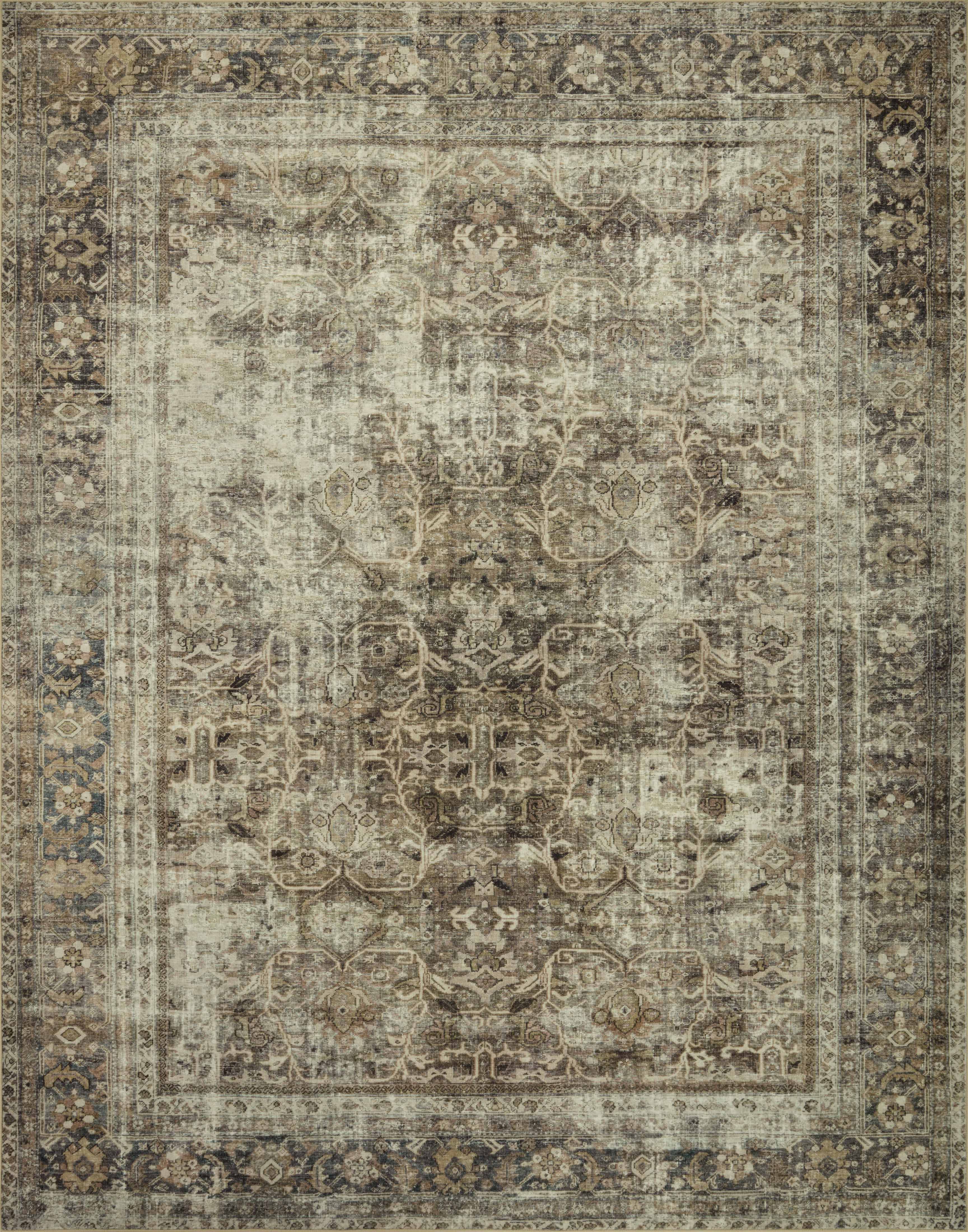 Magnolia Home by Joanna Gaines x Loloi Sinclair Pebble / Taupe Rug 0-RUGS-patterned Loloi
