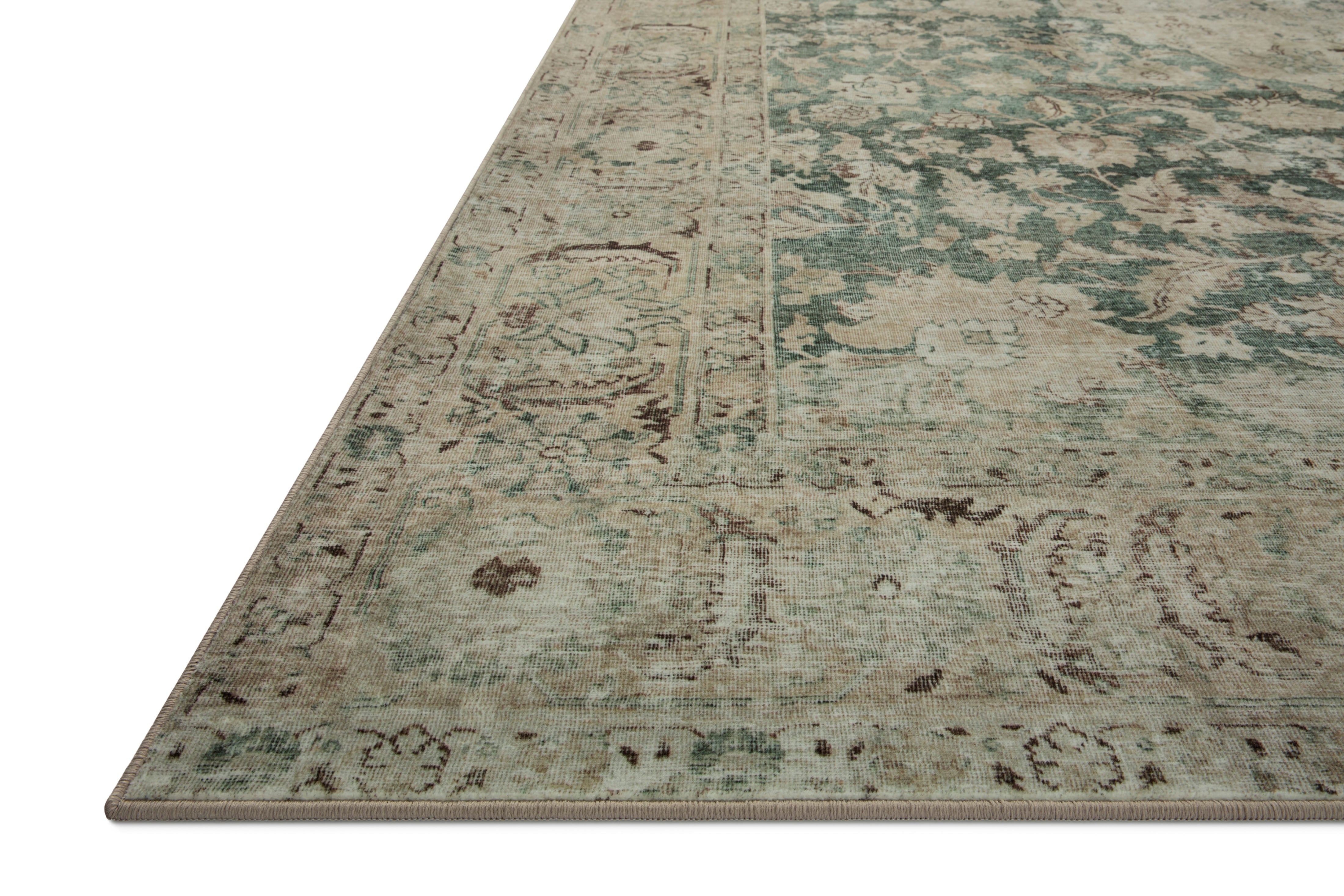 Magnolia Home by Joanna Gaines x Loloi Sinclair Jade / Sand Rug 0-RUGS-patterned Loloi