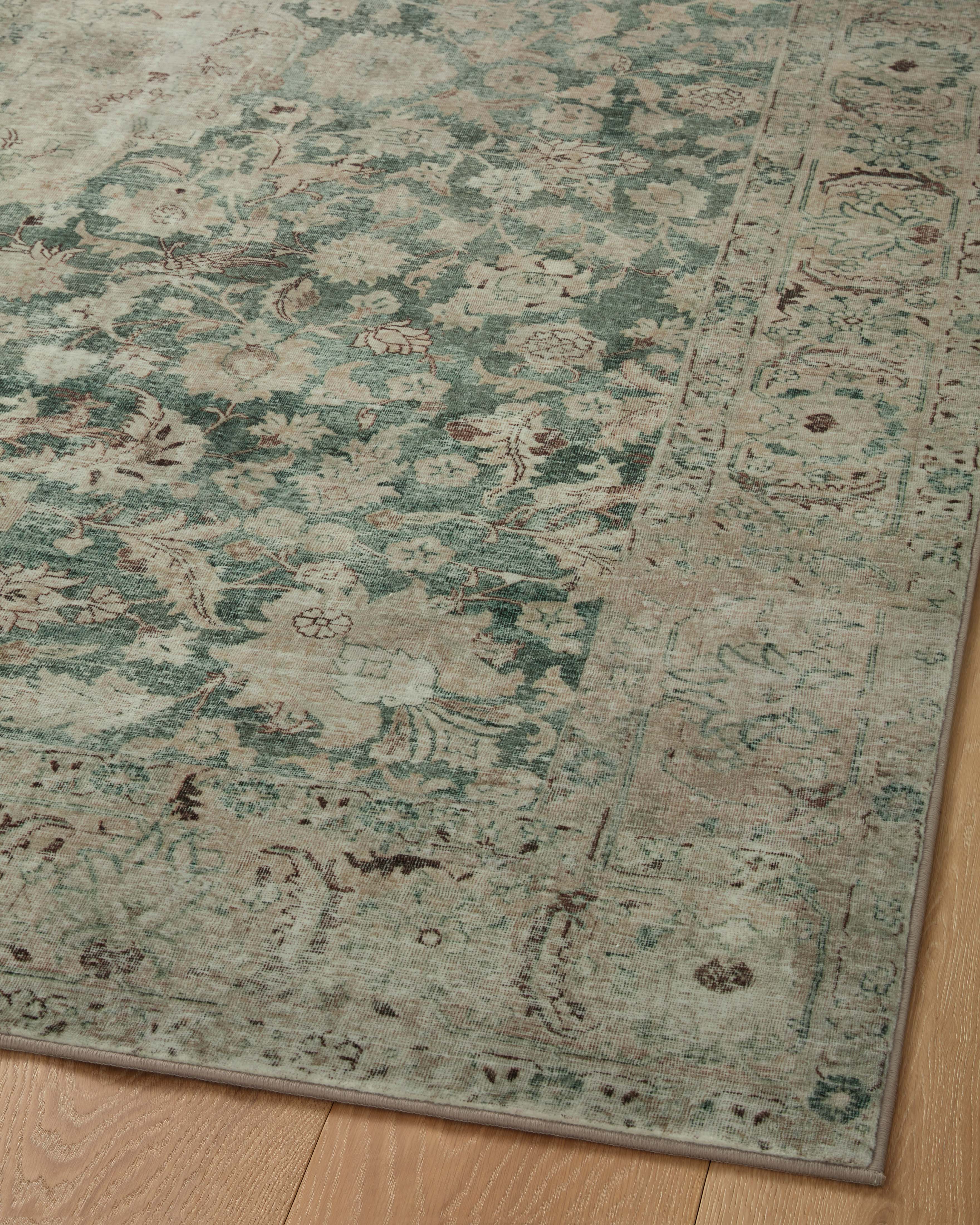 Magnolia Home by Joanna Gaines x Loloi Sinclair Jade / Sand Rug 0-RUGS-patterned Loloi