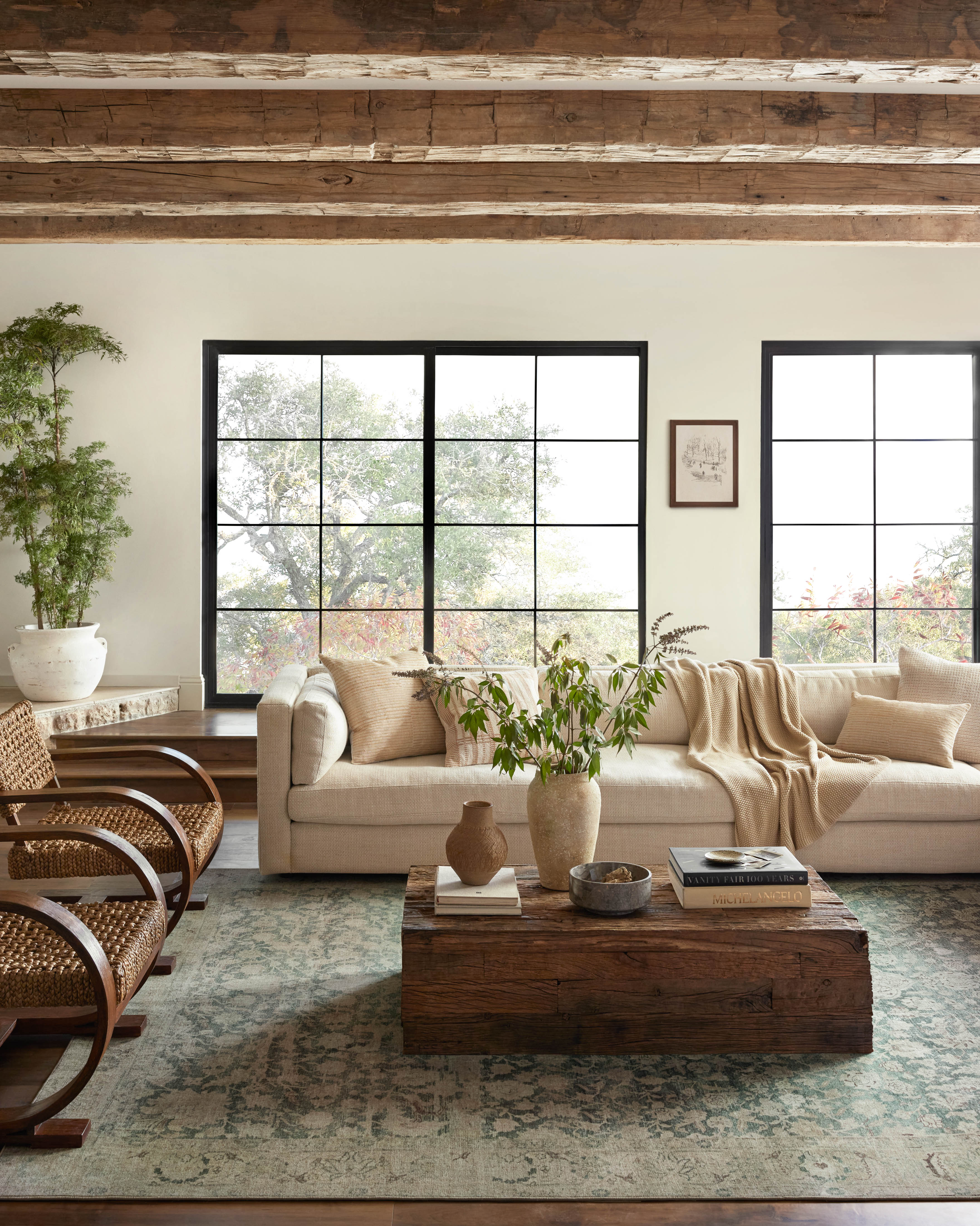 Magnolia Home by Joanna Gaines x Loloi Sinclair Jade / Sand Rug 0-RUGS-patterned Loloi