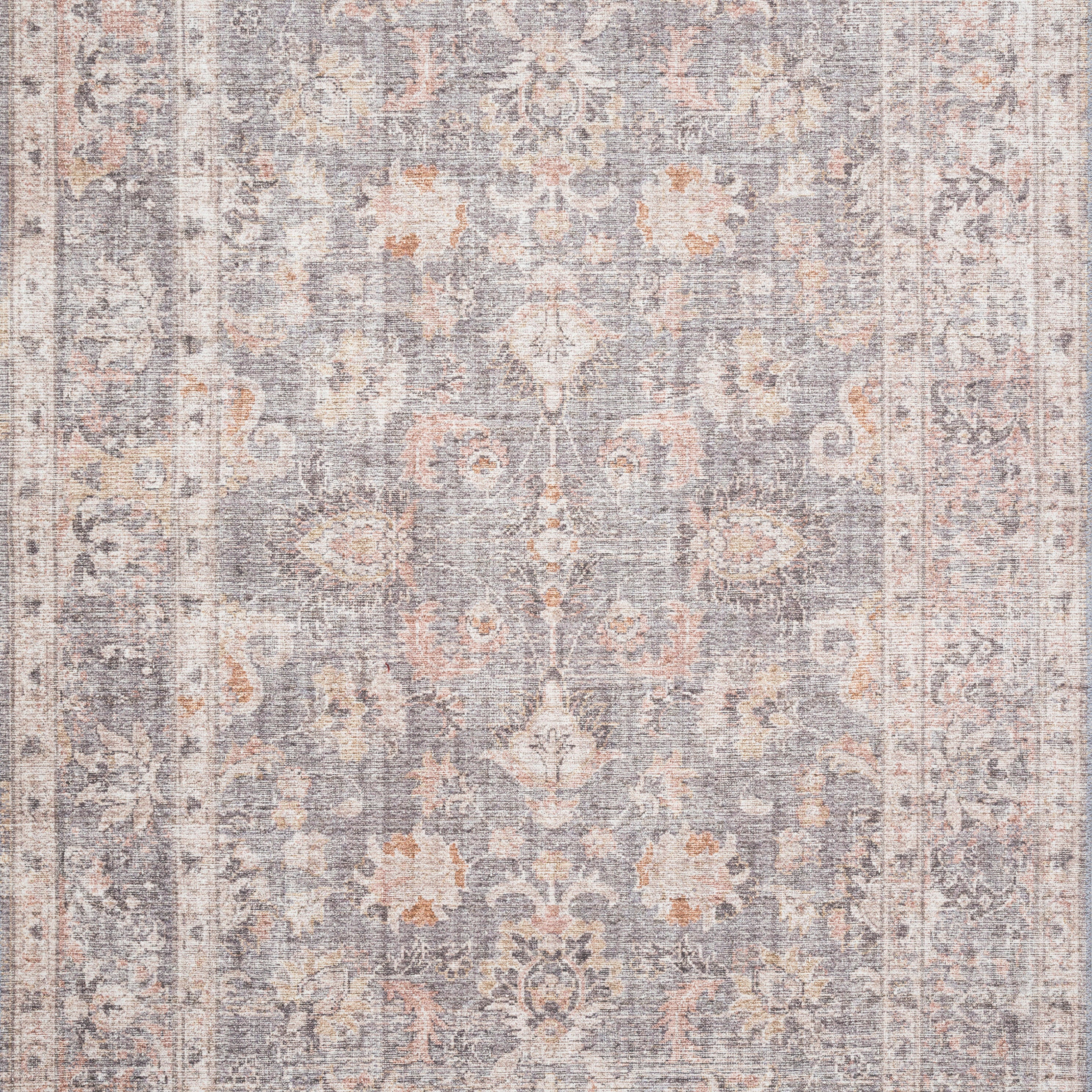 Loloi Skye Grey / Apricot RUGS - patterned Loloi