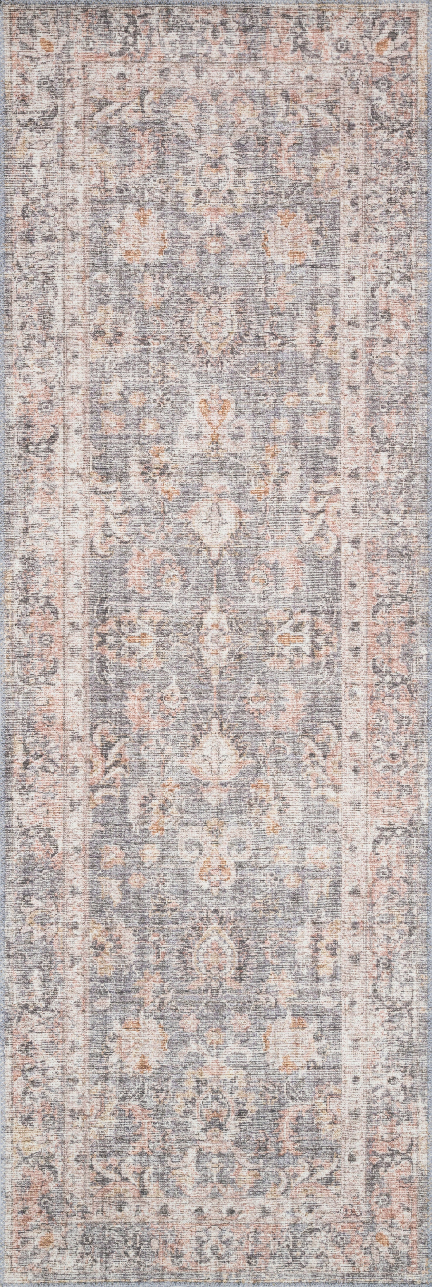 Loloi Skye Grey / Apricot RUGS - patterned Loloi