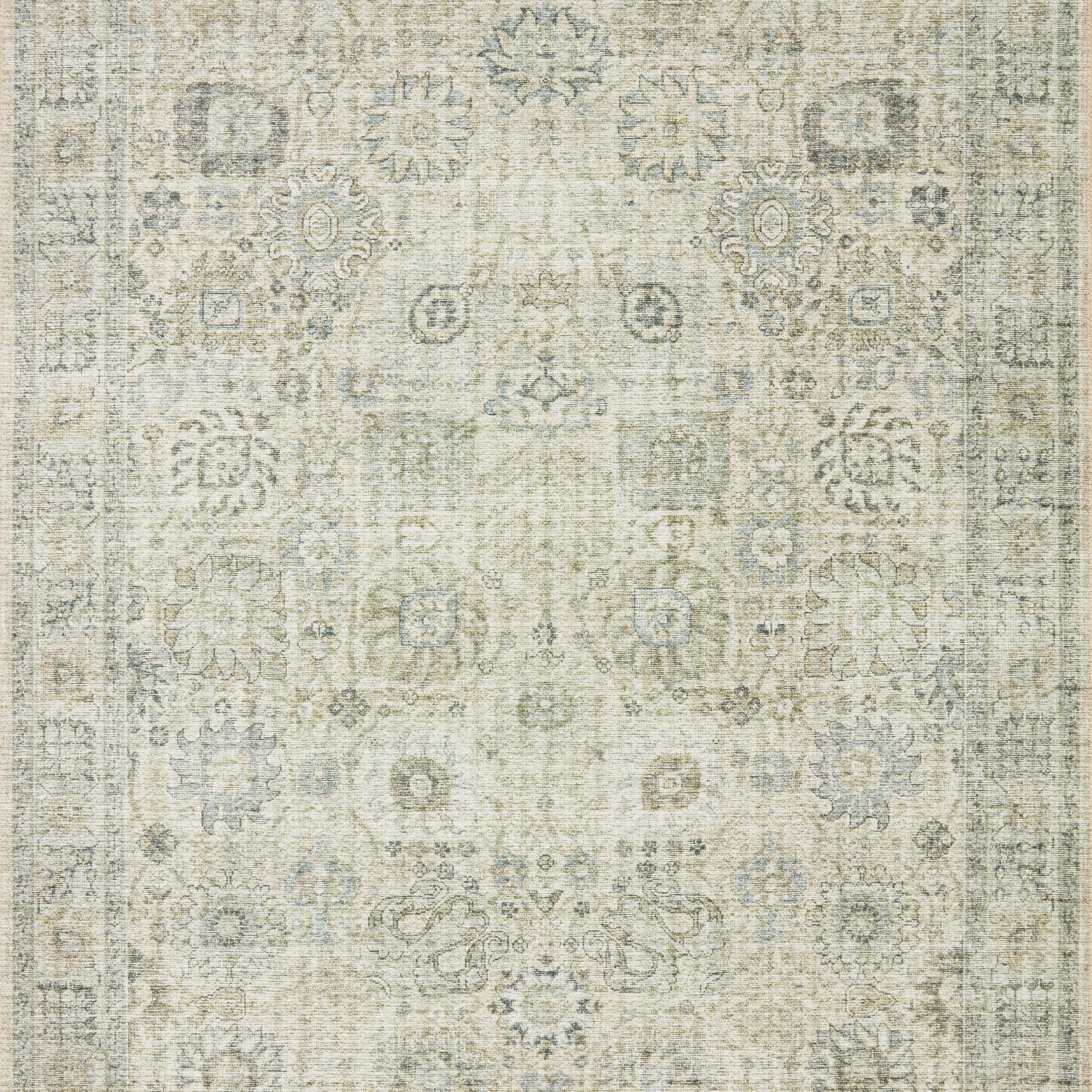 Loloi Skye Natural / Sage Rug 2-RUGS - patterned Loloi