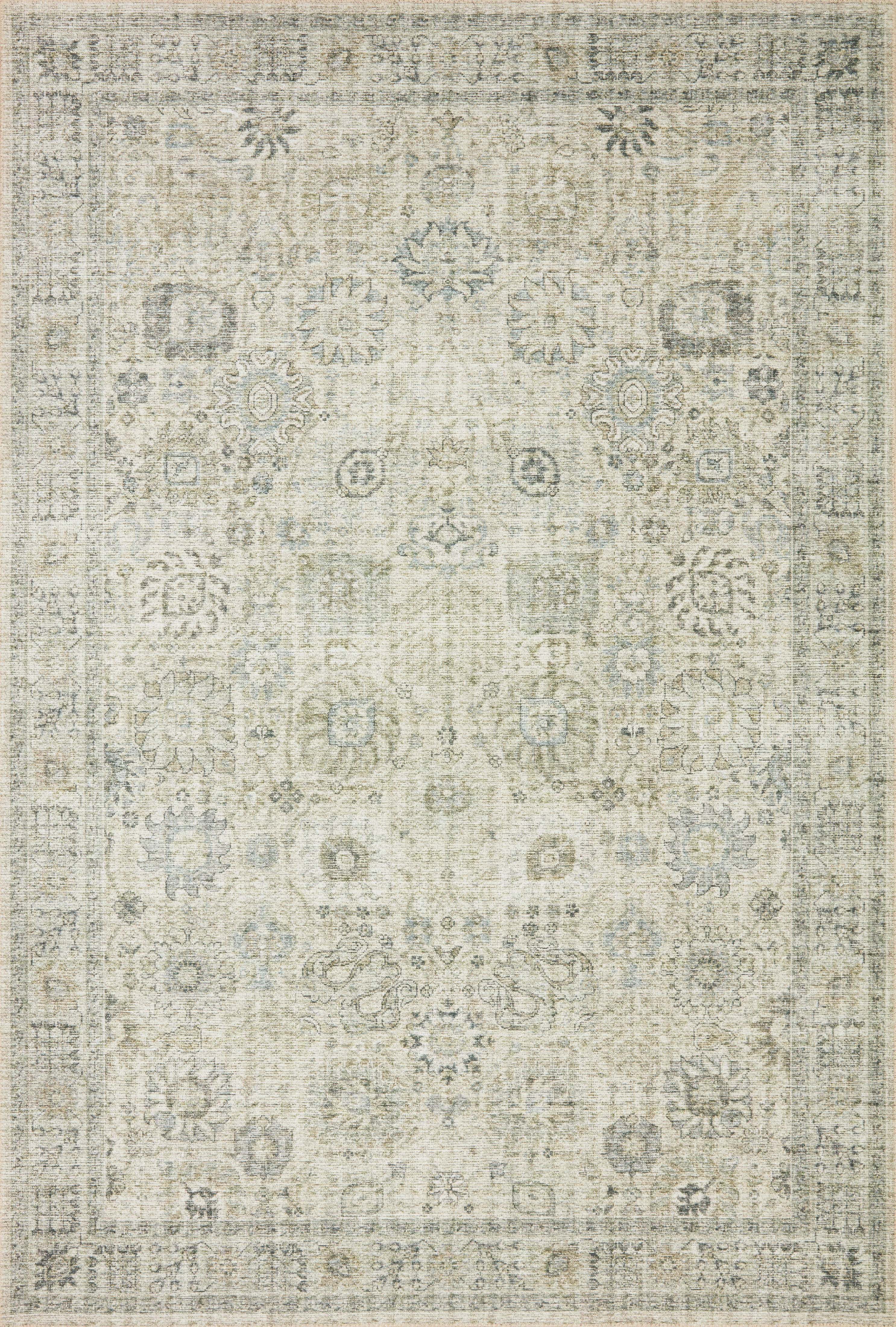 Loloi Skye Natural / Sage Rug 2-RUGS - patterned Loloi