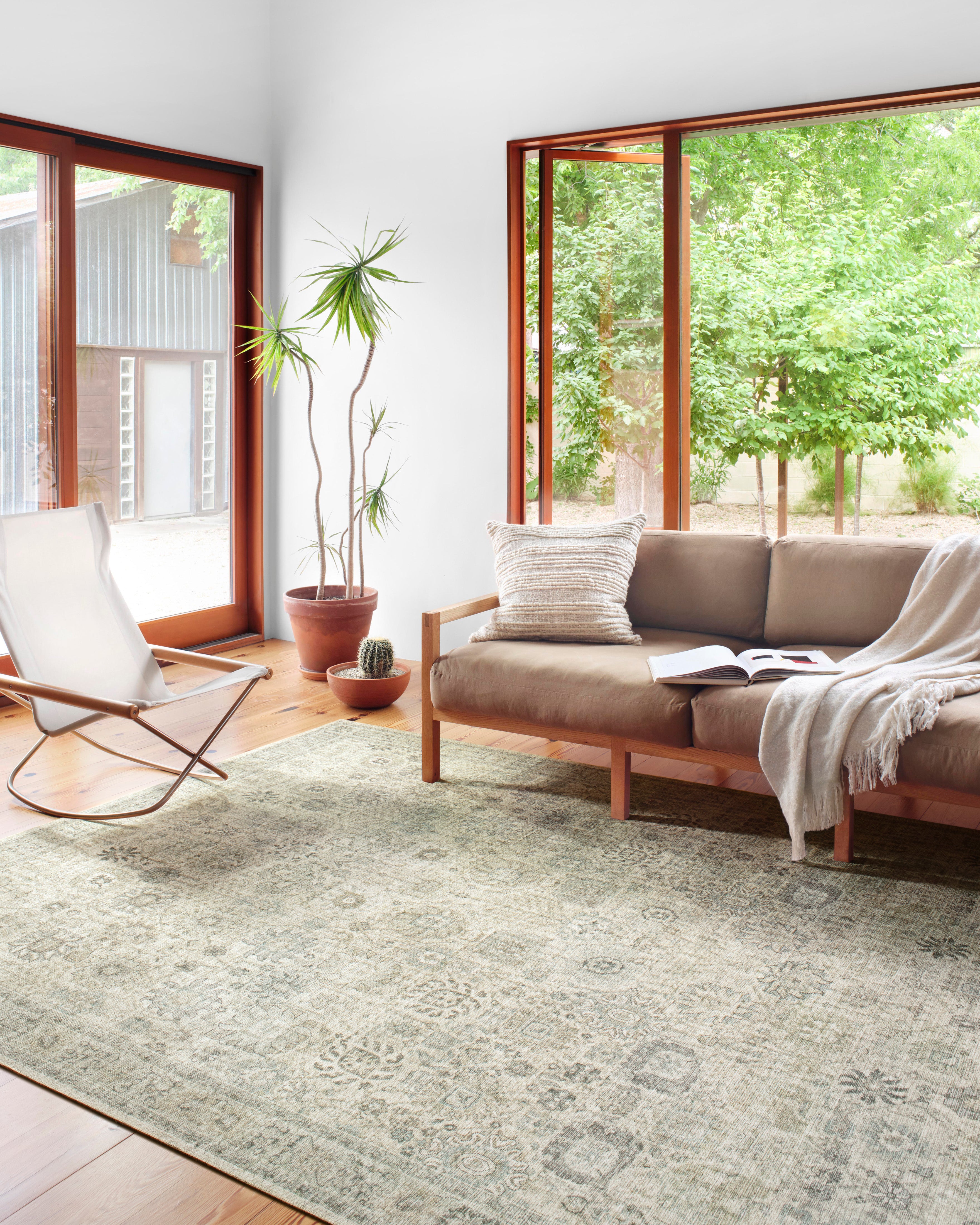 Loloi Skye Natural / Sage Rug 2-RUGS - patterned Loloi
