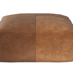 Ellie Ottoman / Cognac Leather 6 - FURNITURE - ottoman Sunpan