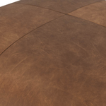 Ellie Ottoman / Cognac Leather 6 - FURNITURE - ottoman Sunpan
