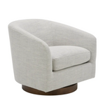 Oscar Swivel Chair - Cream White 3 - FURNITURE - chair Moe's Furniture