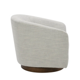 Oscar Swivel Chair - Cream White 3 - FURNITURE - chair Moe's Furniture