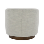 Oscar Swivel Chair - Cream White 3 - FURNITURE - chair Moe's Furniture