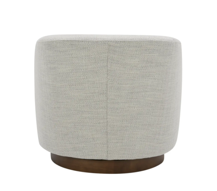 Oscar Swivel Chair - Cream White 3 - FURNITURE - chair Moe's Furniture