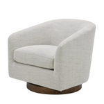 Oscar Swivel Chair - Cream White 3 - FURNITURE - chair Moe's Furniture