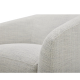 Oscar Swivel Chair - Cream White 3 - FURNITURE - chair Moe's Furniture