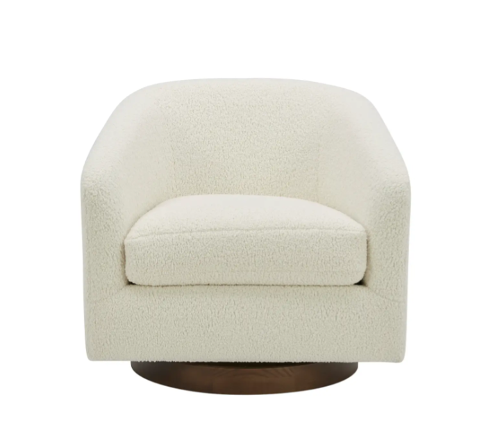 Oscar Swivel Chair - Natural 3 - FURNITURE - chair Moe's Furniture