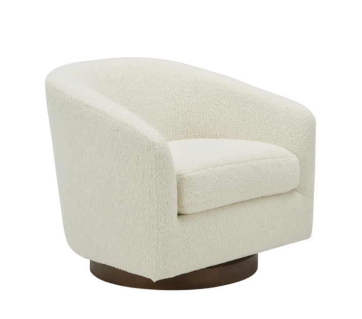 Oscar Swivel Chair - Natural 3 - FURNITURE - chair Moe's Furniture