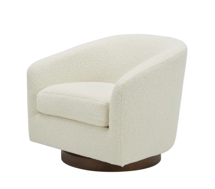Oscar Swivel Chair - Natural 3 - FURNITURE - chair Moe's Furniture