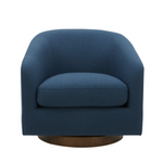 Oscar Swivel Chair - Dark Atlantic 3 - FURNITURE - chair Moe's Furniture