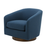 Oscar Swivel Chair - Dark Atlantic 3 - FURNITURE - chair Moe's Furniture