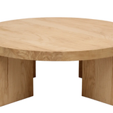 Heritage Coffee Table - Round 4 - b - FURNITURE - coffee table - round Moe's Furniture