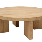 Heritage Coffee Table - Round 4 - b - FURNITURE - coffee table - round Moe's Furniture