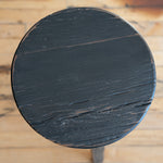 Short Dobbie Reclaimed Stool - Black 5-VINTAGE - stool Hauer Market