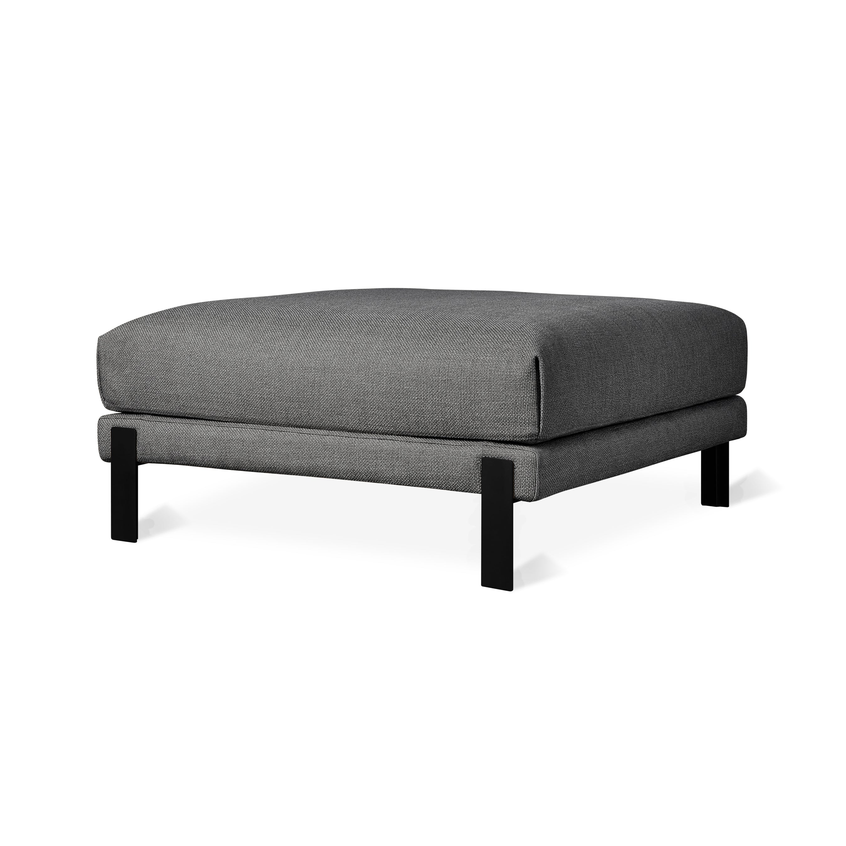 Gus* Modern Silverlake Ottoman 6 - FURNITURE - ottoman Gus Andorra Pewter